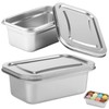 DORMIYA 2 Pcs Thickened Stainless Steel Food Keepers Set, Commercial