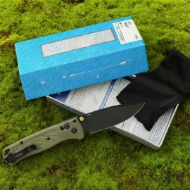 BM 535 folding knife, S30V steel blade+nylon fiber handle, field or tactical, gift,knife fan collection, EDC, American delivery.color: green handle, black knife, blade length: 7.41in, blade width: 1.1in, type: Carpet Knives