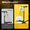 Hikeen Baseball Softball Swing Trainer, Baseball Training Equipment, Includes 5