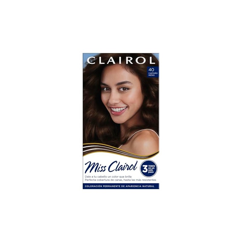 Miss Clairol Tinte Permanente 40 Castaño Medio