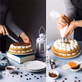 Decora, 0125000 Einweg-Spritzbeutel, Ideal zum Füllen von Gebäck, Dekorieren von Torten und Erstellen komplexer Details, 40 cm, Packung mit 24 Einwegbeuteln.