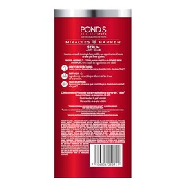POND'S Sérum Facial Age Miracle Ultimate Youth con Hexyl-Retinol para una piel más firme, luminosa y joven, disminuye las líneas de expresión y las ma