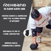 Rehband Elbow 5mm Compression Sleeve, Neoprene Sleeves for Weightlifting, Anatomical