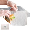 100 Pack (10 3/4" x 14") Insulated Foil Sandwich Wrap