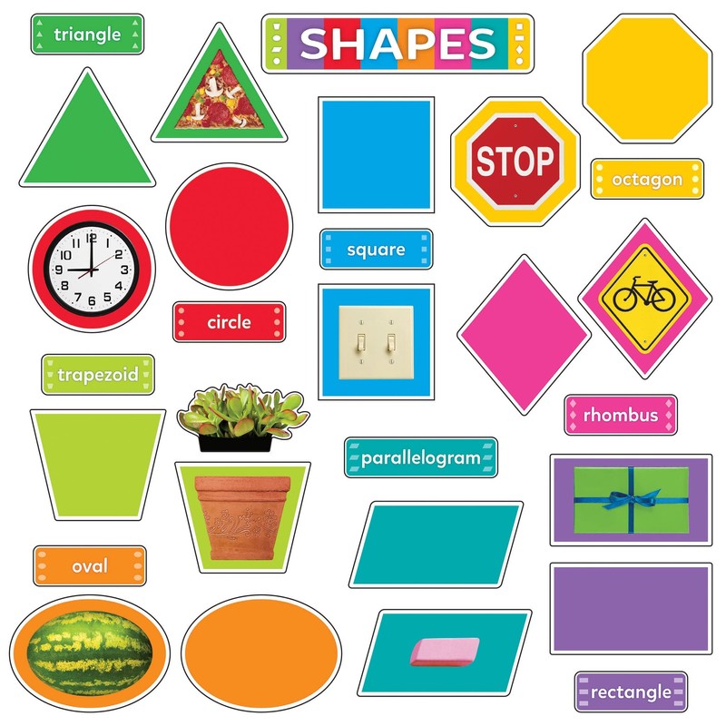 Trend Enterprises Shapes All Around Us Learning Set, by TREND