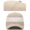 Laquest Large Size Baseball Cap, 100% Cotton, Slightly Thin, Simple,