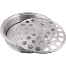 Communion Ware | Stainless Steel Communion Trays | Holy Stackable Cup Tray for Churches | Communion Supplies | Portable Communion Tray with 40 Holes Disk – Satin (Matte) Finish