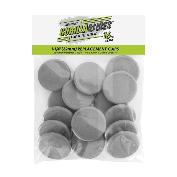 GorillaGlides CB324 Replacement Slider Caps for GorillaGlides Model CB323 1-1/4