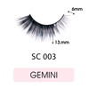 CATTITUDE 3D LASHES Gemini Sexy Cat False Eyelashes, Lightweight &