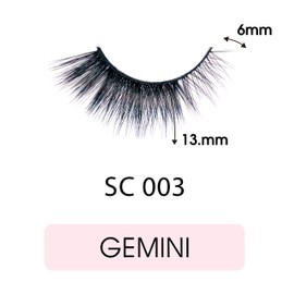 CATTITUDE 3D LASHES Gemini Sexy Cat False Eyelashes, Lightweight & Reusable, Cruelty-Free