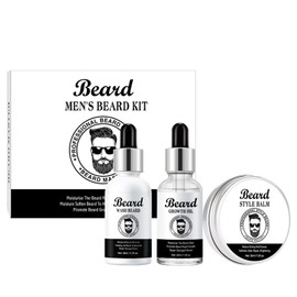 Beard Grooming Kit For Men, Beard Gift Set With Beard Shampoo,Beard Growth Oil,Balm, Valentine Gifts For Men, Beard Growth Care Kit For Men, Birthday Gifts For Him/Dad/Husband/Boyfriend