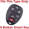 Chevy Tahoe Suburban GMC Yukon Key Fob Cover: 6 Button