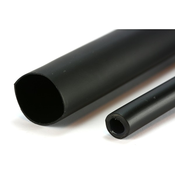TEMCo 3/4" Marine Heat Shrink Tube 3:1 Adhesive Glue Lined 4 ft Black
