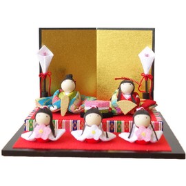 Flower Festival Hinamatsuri Decoration, Compact, Cute, Crepe Mini Size, Handmade
