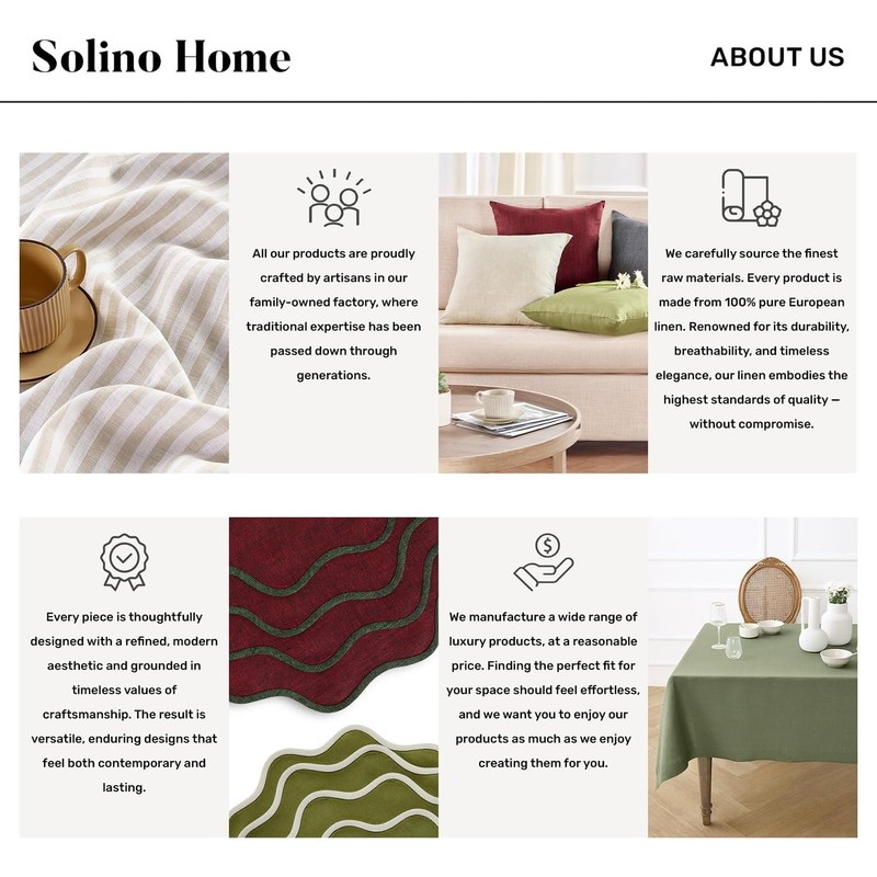 Solino Home 100% Pure Linen Napkins Avocado Hemstitch, 20 x