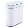 ELPHECO Bathroom Trash Can with lid - 2.5 Gallon Waterproof
