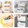 LANSKYWARE 2 Pack Cabinet Organizer Storage, Adhesive Over Cabinet Door