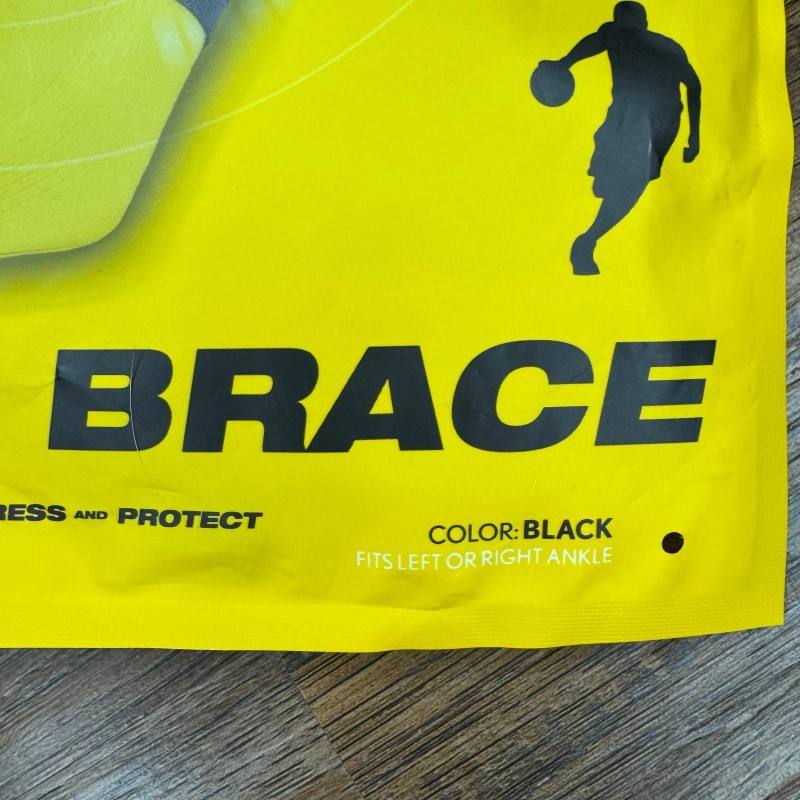 Ultra 360 Black Lace-Up Ankle Brace Ankle Support & Adjustable