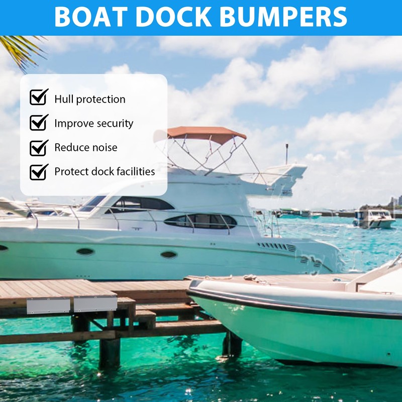 WTMORE Boat Dock Bumpers, 17" Dock Bumpers Dock Edge, Dock
