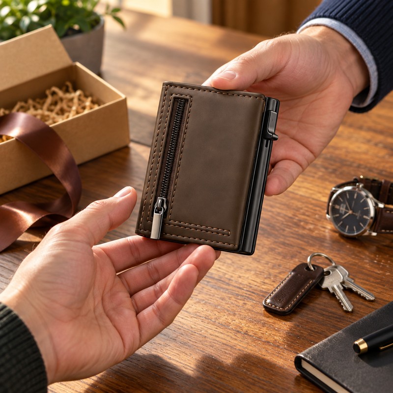 RFID Credit Card Holder for Everyday Carry – Compact Synthetic