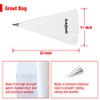 Goldblatt 4 Pieces Tile Grout Masonry Mortar Bag Set, Includes