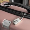 LUJIYY Small Padlock,3 Digit Code Number Password Lock Combination Padlock