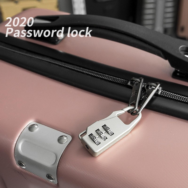 LUJIYY Small Padlock,3 Digit Code Number Password Lock Combination Padlock