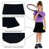 BROWNKNOT Toddler Girls Skirts Skorts Pleated Uniform Skirts Built in