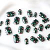 24Pcs Press on Nails Short Square False Nails with Cute