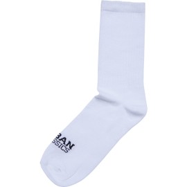 Urban Classics Unisex Socks, White, 43 - 46
