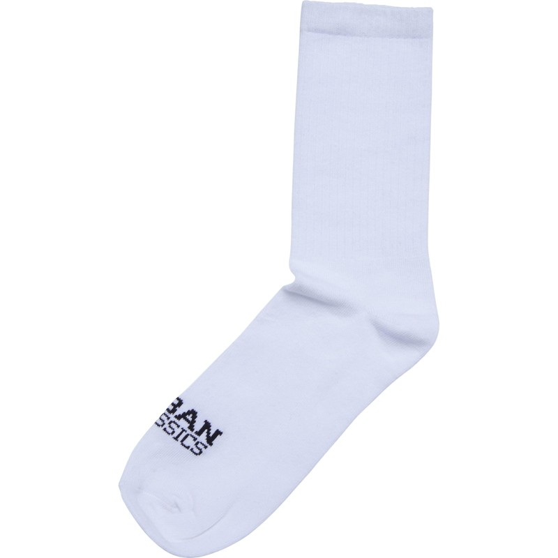Urban Classics Unisex Socks, White, 43 - 46