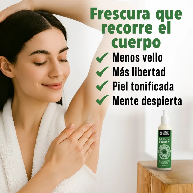 Inhibidor De Vello Corporal 250ml Retrasa El Crecimiento