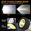 YIERBLUE Rechargeable Spotlight Floodlight Combo 120,000 High Lumen LED, IP67