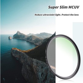 GREEN.L 77mm MC UV Filter,Ultra Slim Protection Filter, Scratch Resistant Multi Coated UV Filter 77mm for Camera Lens