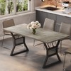 GarveeHome 70.8 Inch Dining Table 4-6 Person, Kitchen Table with