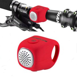 MASO Cycling Bells Horn Rainproof -Electric Bike Horn MTB Road Bicycle Handlebar Bell (Red)