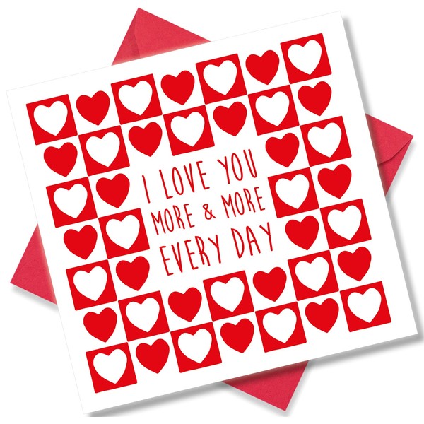 Punkcards - Valentines Day Card for Boyfriend - ‘I Love