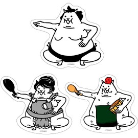 Nyanko Dai Shoten Original Sticker Set Sumuneko War