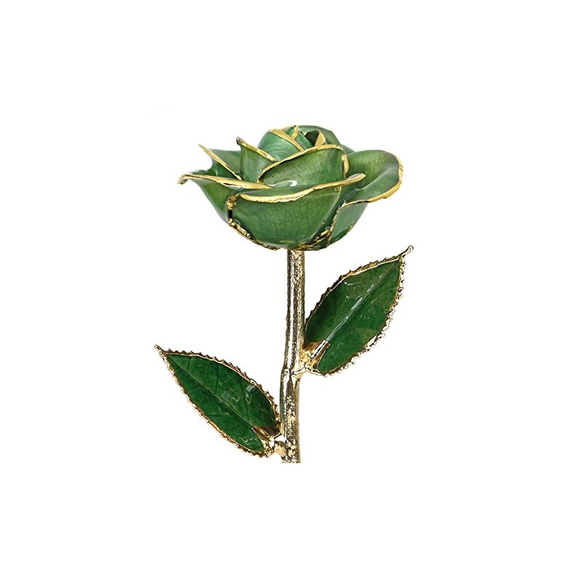 24k Gold Rose - Real Rose Dipped in Gold (Light