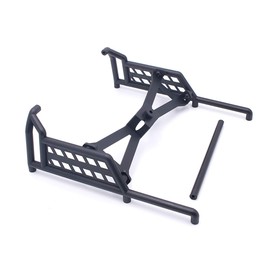 LCX Racing 1/10th RC Crawler Car DIY Nylon Roll Cage DIY Nylon Roll Cage Spare Tire Rack for Traxxas TRX4, Upgrades Parts Accessories
