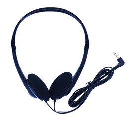 ANCLLO Schwarze Stereo-Kopfhörer Mit Kabel Mit Lautstärkeregler Für Desktop-Pc, Computer, Laptop, Computing, Audio-Zubehör, Mp4, Mp3, Macbook, Schwarz