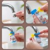 s-s Filtro Regadera Fregadero Grifo Ahorrador Cocina 5pcs Elice