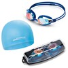 JEORGE Competition Swimming Goggles, Anti-fog UV-protection Mirrored Coating Racing or