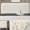 WYJHNL Headboard Cover for Bed Headboard Cover Elastic Fleece Headboard