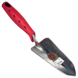 Wurzelsepp the sharp serrated flower trowel made of stainless steel - perfect for planting and transplanting as well as for weeding