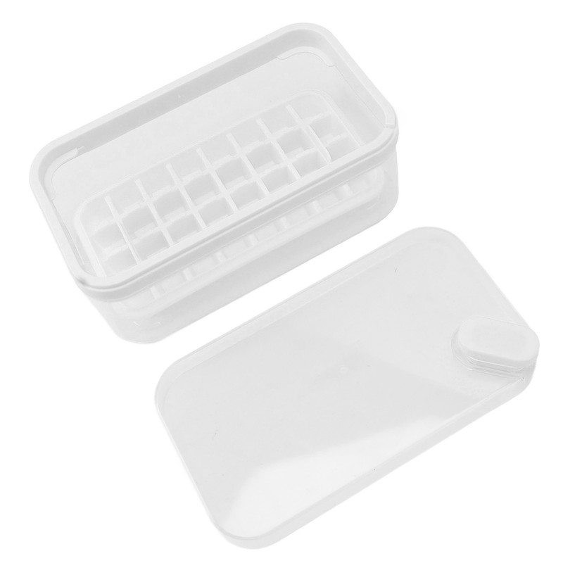 Easy Release Ice Cube Tray Plastic 32 Grids Ice Tray