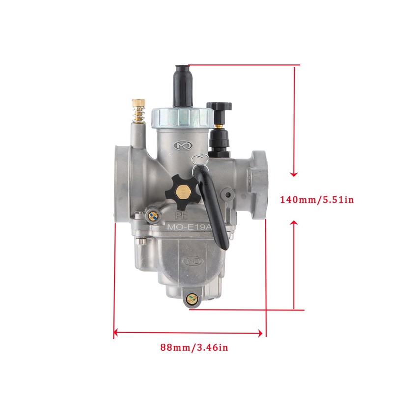 PE Carburetor 19mm High-performance Carb for 100cc to 125cc Flange