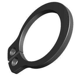 20mm Seegerring, External Circlip C-Clips, Heavy Duty Circlip Ring, Carbon Steel Snap Ring with Black Phosphating, DIN471 Clip Holder with Grip Holes (Pack of 10)