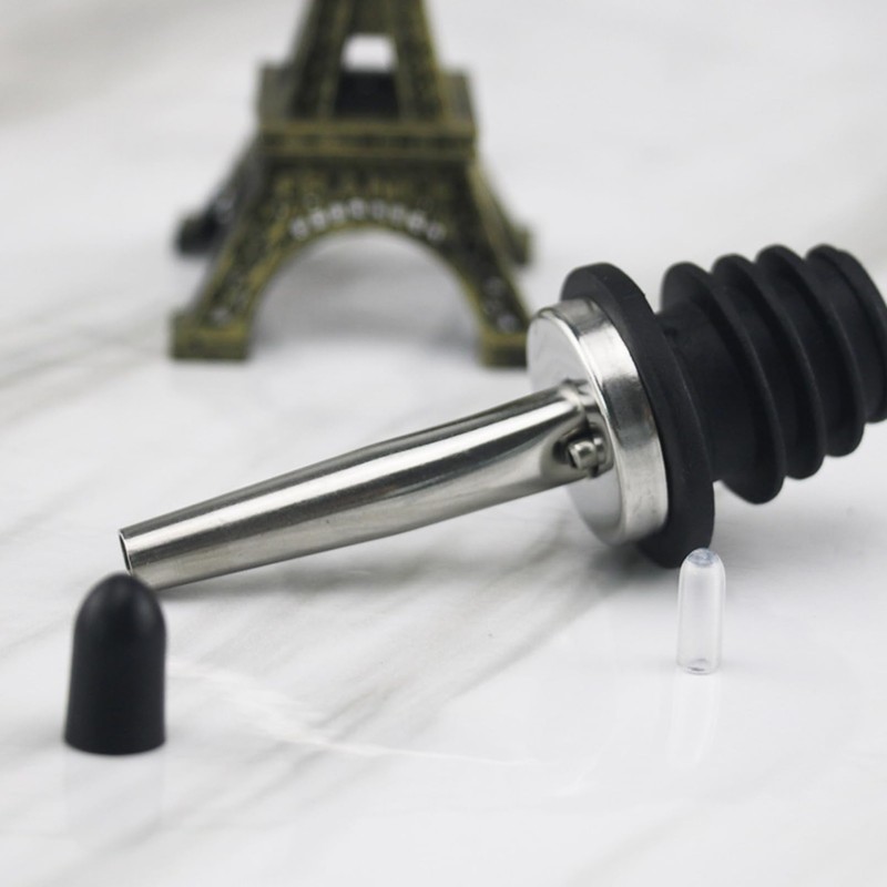QANYEGN Stainless Steel Pourers, Spout Cone Nozzle with Silicone Dust