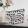 JXGZSO Funny Cat Meme Gift Black Cat Makeup Bag With